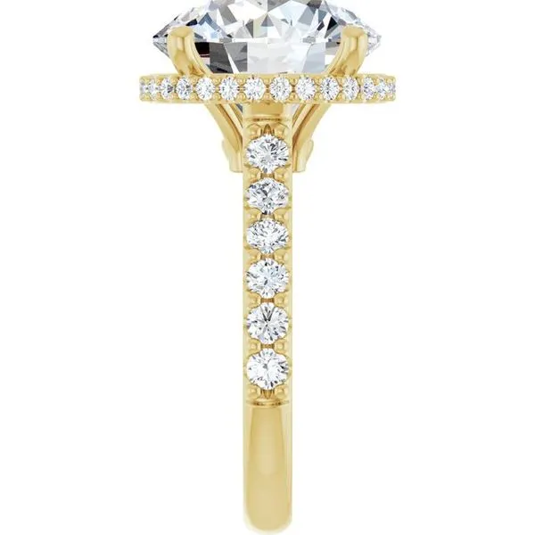 Hidden Halo-Style Engagement Ring Image 4 Shipley's Fine Jewelry Hampstead, MD