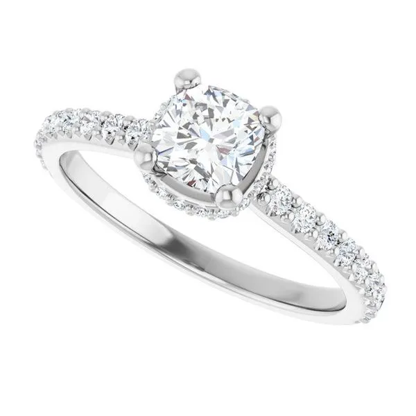 Hidden Halo-Style Engagement Ring Image 5 Mark Jewellers La Crosse, WI