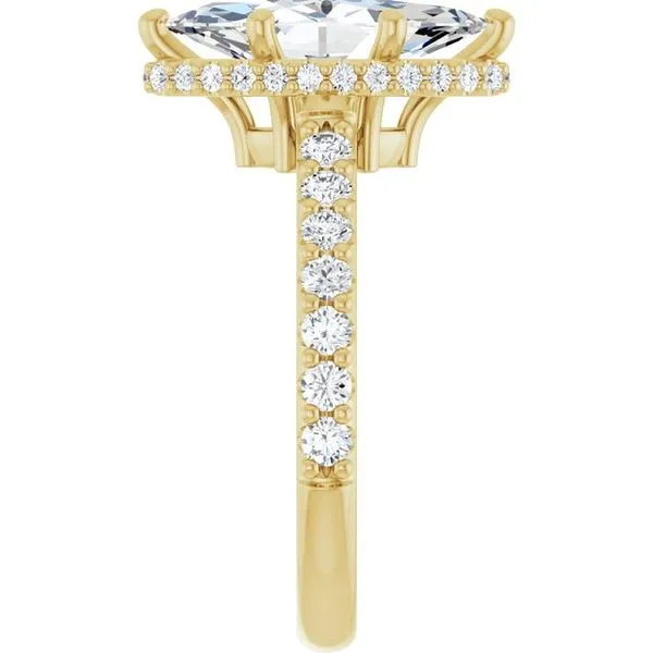 Hidden Halo-Style Engagement Ring Image 4 Redlands Jewelers Redlands, CA