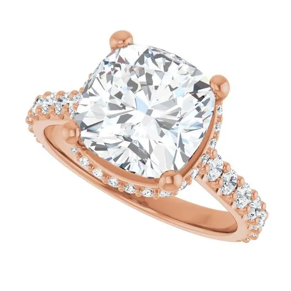 Hidden Halo-Style Engagement Ring Image 5 JF Jones Jewelers Rochester, NY