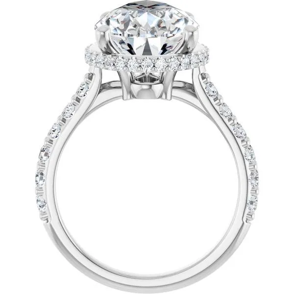 Hidden Halo-Style Engagement Ring Image 2 Jimmy Smith Jewelers Decatur, AL