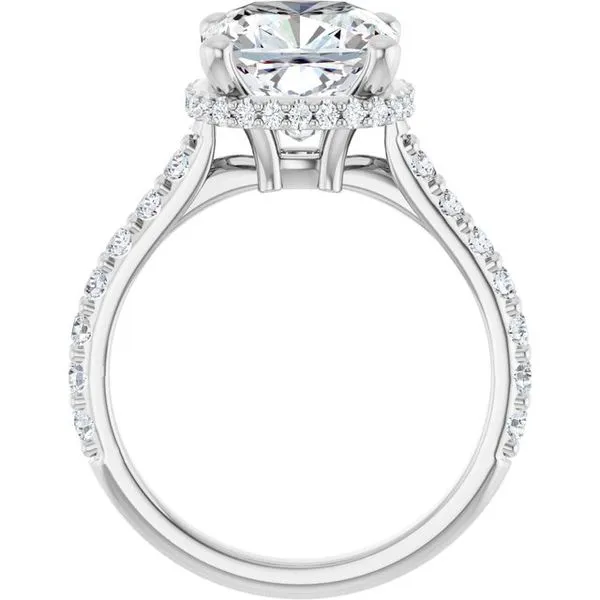 Hidden Halo-Style Engagement Ring Image 2 Austin's Fine Diamonds & Jewelry Lyndhurst, NJ