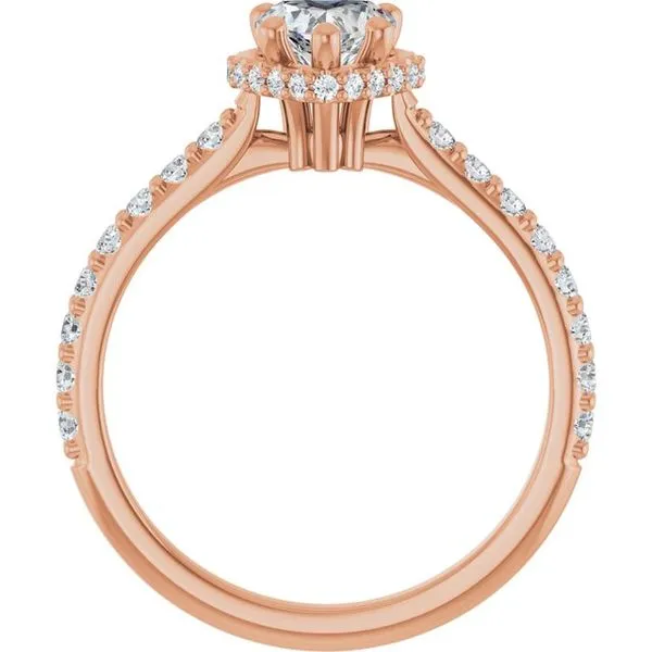 Hidden Halo-Style Engagement Ring Image 2 Morin Jewelers Southbridge, MA