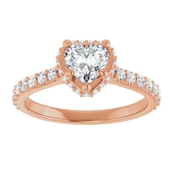 Hidden Halo-Style Engagement Ring Image 3 J. Thomas Jewelers Rochester Hills, MI
