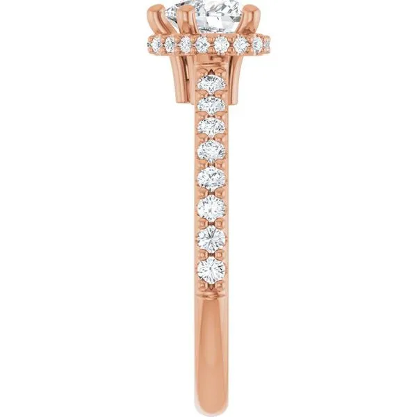 Hidden Halo-Style Engagement Ring Image 4 Michael Szwed Jewelers Longmeadow, MA