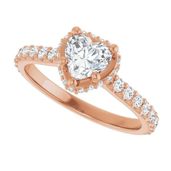 Hidden Halo-Style Engagement Ring Image 5 Morin Jewelers Southbridge, MA