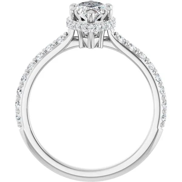 Hidden Halo-Style Engagement Ring Image 2 Morin Jewelers Southbridge, MA