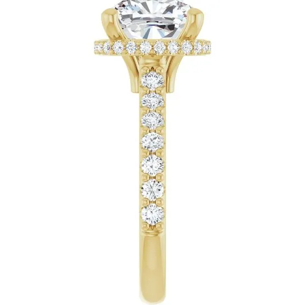 Hidden Halo-Style Engagement Ring Image 4 Natale Jewelers Sewell, NJ