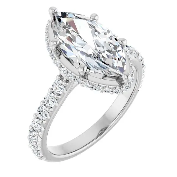 Hidden Halo-Style Engagement Ring J. Thomas Jewelers Rochester Hills, MI