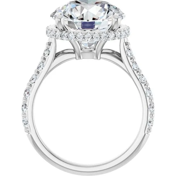 Hidden Halo-Style Engagement Ring Image 2 Redlands Jewelers Redlands, CA