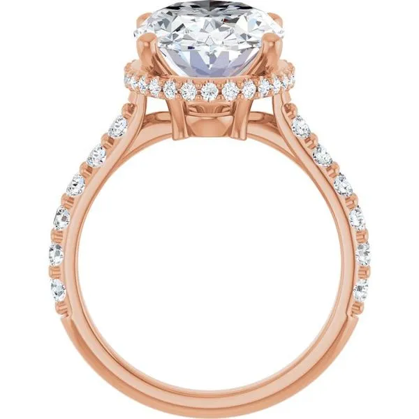 Hidden Halo-Style Engagement Ring Image 2 Clater Jewelers Louisville, KY