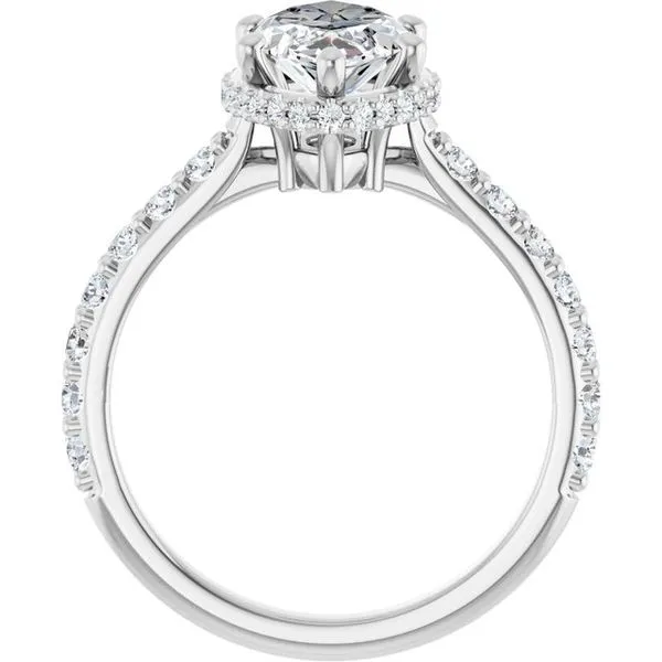 Hidden Halo-Style Engagement Ring Image 2 Redlands Jewelers Redlands, CA