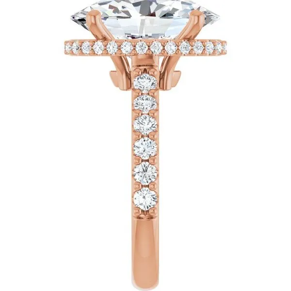 Hidden Halo-Style Engagement Ring Image 4 Ocean View Jewelers Millville, DE