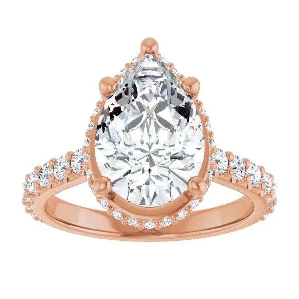 Hidden Halo-Style Engagement Ring Image 3 Raleigh Diamond Fine Jewelry Raleigh, NC