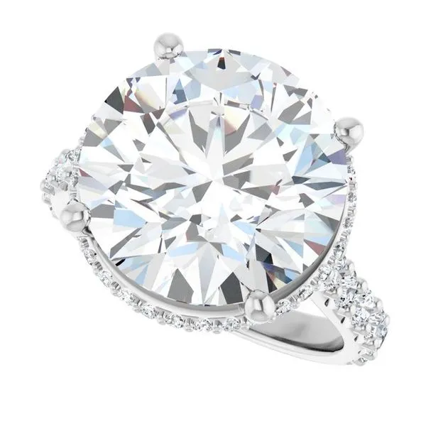 Hidden Halo-Style Engagement Ring Image 5 Jimmy Smith Jewelers Decatur, AL