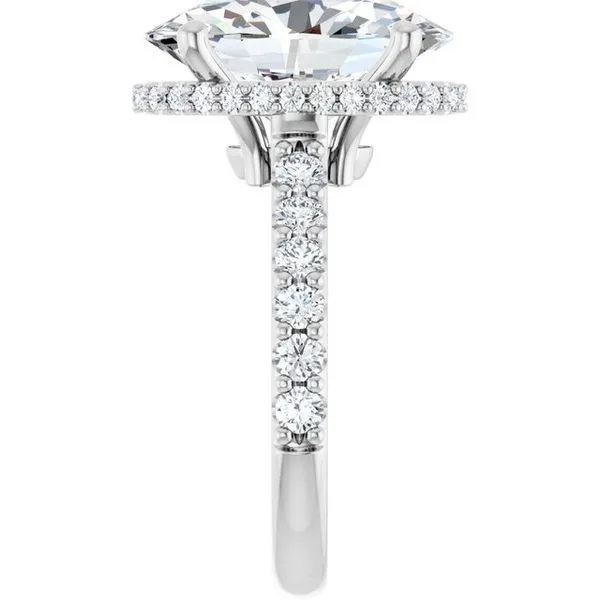 Hidden Halo-Style Engagement Ring Image 4 Natale Jewelers Sewell, NJ