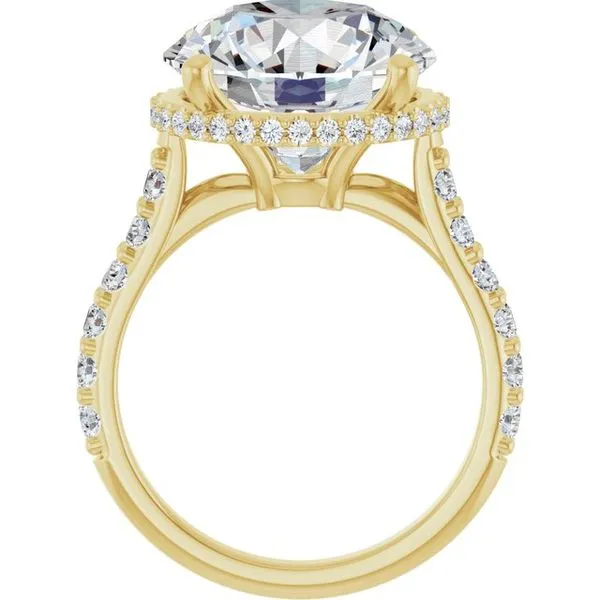 Hidden Halo-Style Engagement Ring Image 2 Clater Jewelers Louisville, KY