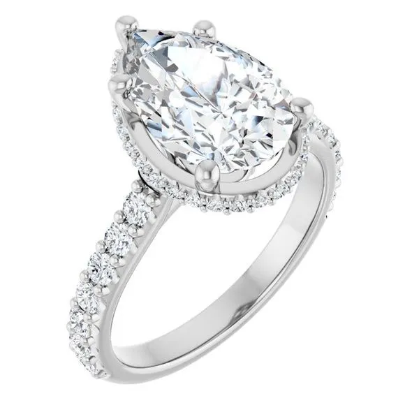 Hidden Halo-Style Engagement Ring Futer Bros Jewelers York, PA