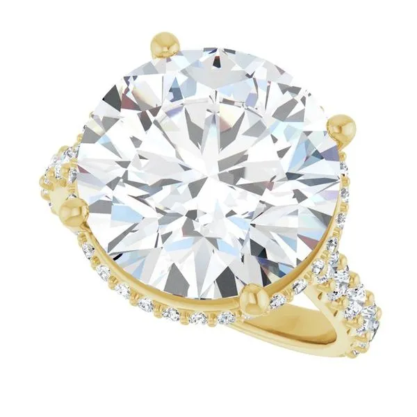 Hidden Halo-Style Engagement Ring Image 5 JF Jones Jewelers Rochester, NY