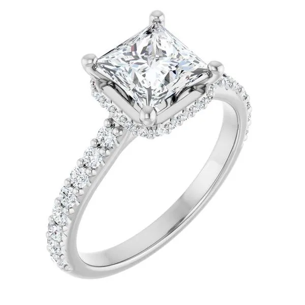 Hidden Halo-Style Engagement Ring J. Thomas Jewelers Rochester Hills, MI
