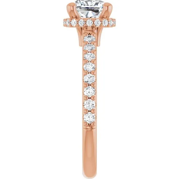 Hidden Halo-Style Engagement Ring Image 4 Paul James Jewelers Angels Camp, CA