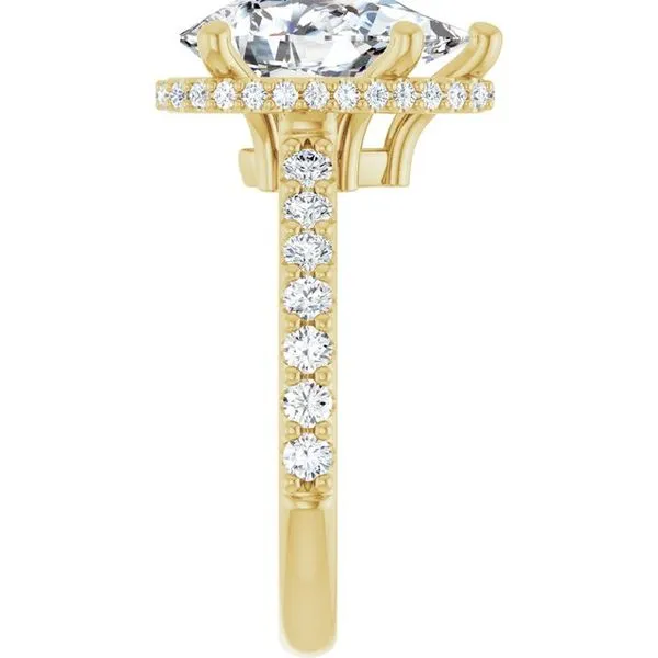 Hidden Halo-Style Engagement Ring Image 4 Mark Jewellers La Crosse, WI