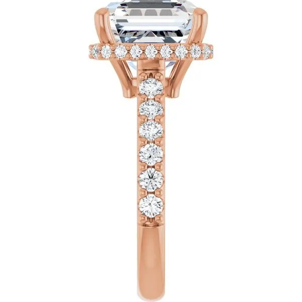 Hidden Halo-Style Engagement Ring Image 4 J. Thomas Jewelers Rochester Hills, MI