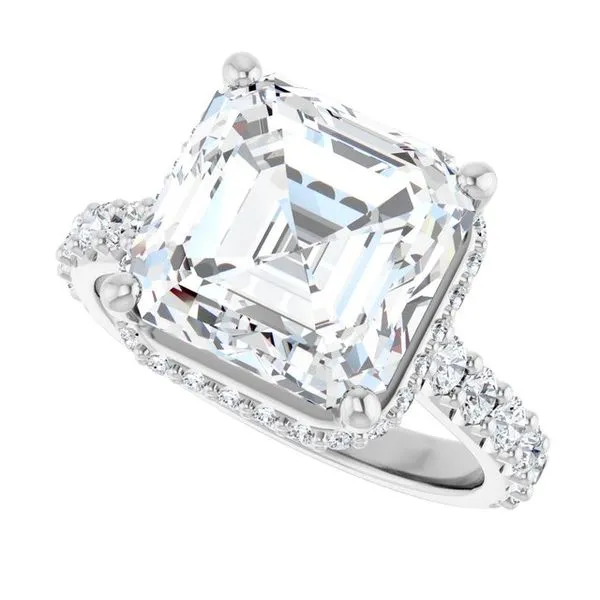 Hidden Halo-Style Engagement Ring Image 5 Paul James Jewelers Angels Camp, CA