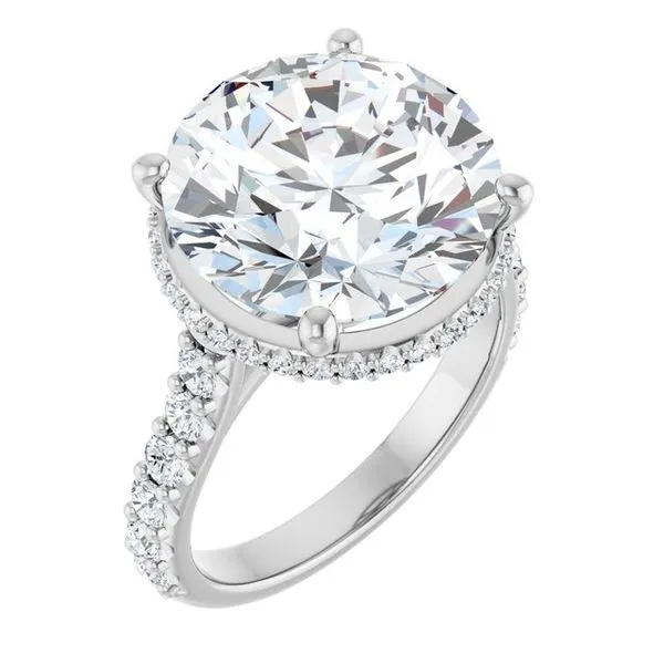 Hidden Halo-Style Engagement Ring Mark Jewellers La Crosse, WI