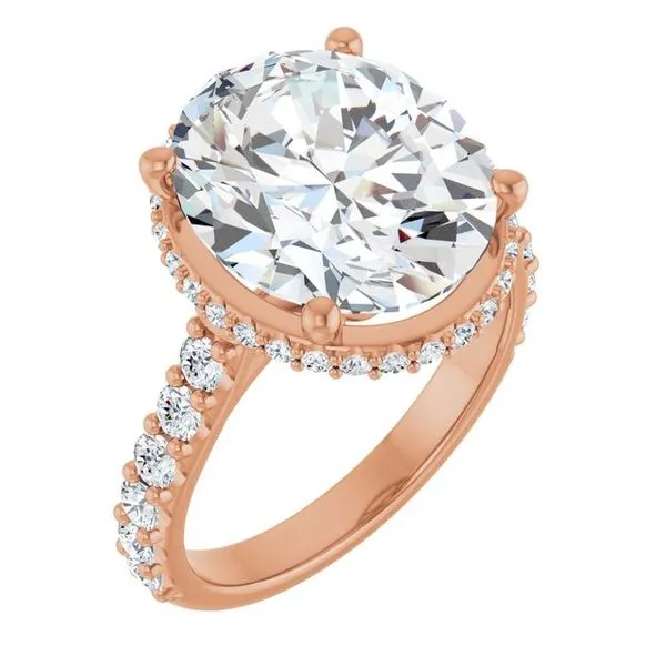 Hidden Halo-Style Engagement Ring Ask Design Jewelers Olean, NY