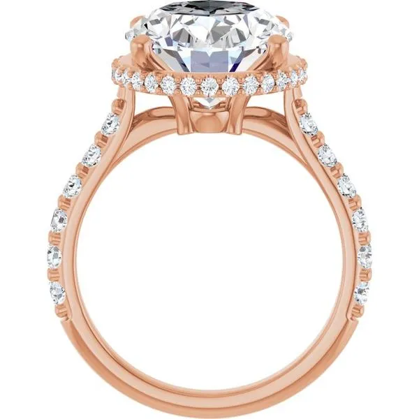 Hidden Halo-Style Engagement Ring Image 2 J. Thomas Jewelers Rochester Hills, MI