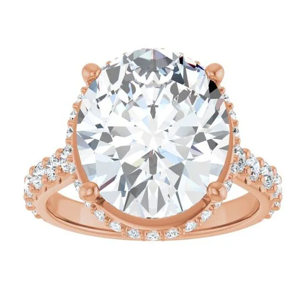 Hidden Halo-Style Engagement Ring Image 3 Paul James Jewelers Angels Camp, CA