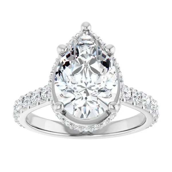 Hidden Halo-Style Engagement Ring Image 3 Natale Jewelers Sewell, NJ