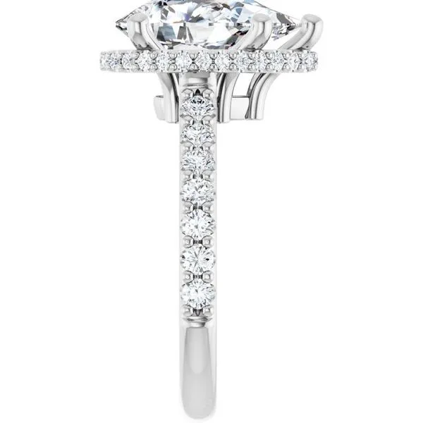Hidden Halo-Style Engagement Ring Image 4 Natale Jewelers Sewell, NJ