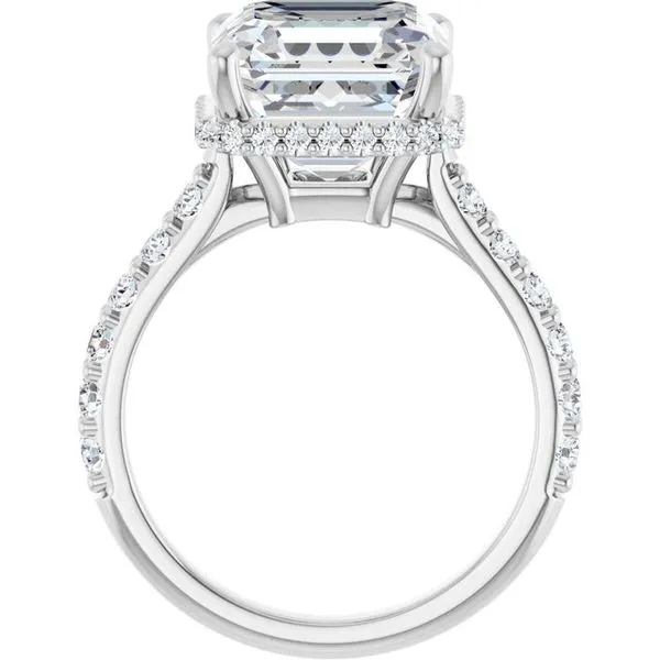 Hidden Halo-Style Engagement Ring Image 2 Arezzo Jewelers Elmwood Park, IL