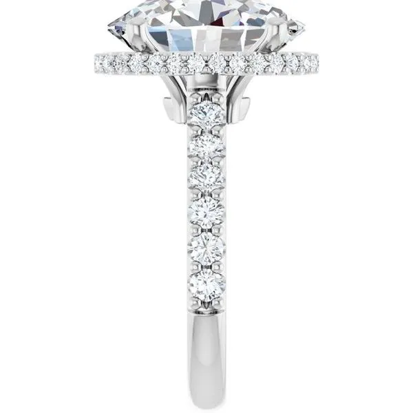 Hidden Halo-Style Engagement Ring Image 4 Mark Jewellers La Crosse, WI