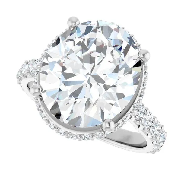 Hidden Halo-Style Engagement Ring Image 5 Shipley's Fine Jewelry Hampstead, MD