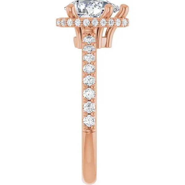 Hidden Halo-Style Engagement Ring Image 4 J. Thomas Jewelers Rochester Hills, MI