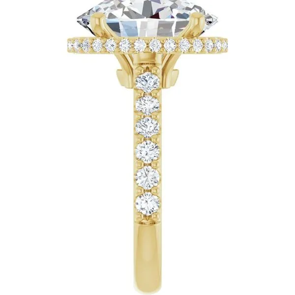 Hidden Halo-Style Engagement Ring Image 4 Paul James Jewelers Angels Camp, CA