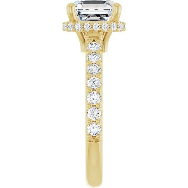 Hidden Halo-Style Engagement Ring Image 4 J. Thomas Jewelers Rochester Hills, MI