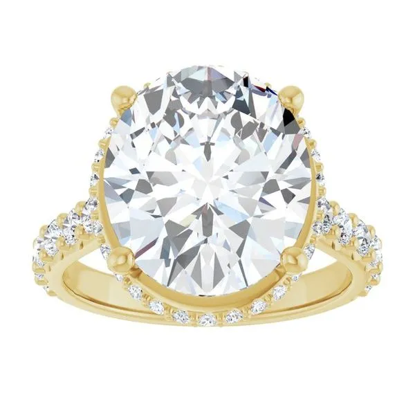 Hidden Halo-Style Engagement Ring Image 3 J. Thomas Jewelers Rochester Hills, MI