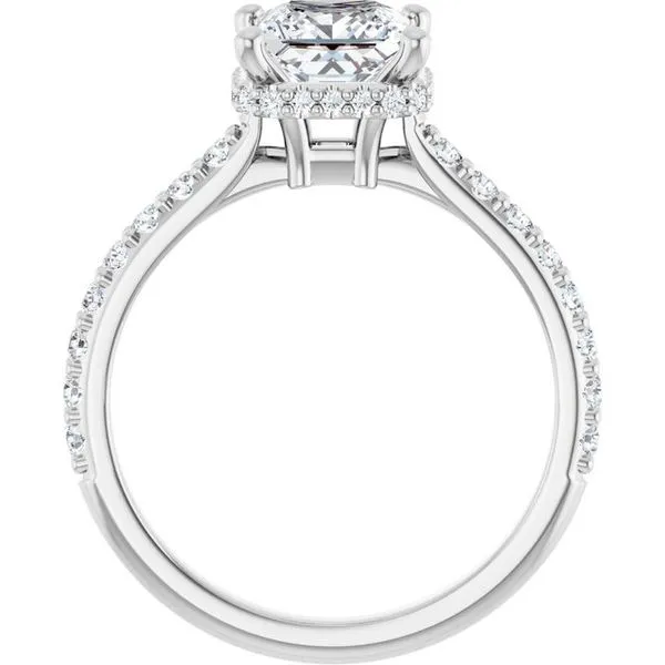 Hidden Halo-Style Engagement Ring Image 2 Paul James Jewelers Angels Camp, CA