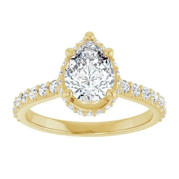 Hidden Halo-Style Engagement Ring Image 3 Mark Jewellers La Crosse, WI