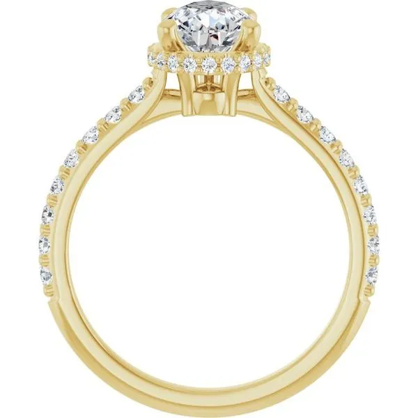 Hidden Halo-Style Engagement Ring Image 2 Raleigh Diamond Fine Jewelry Raleigh, NC