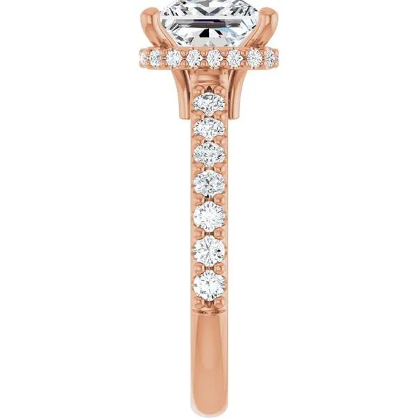 Hidden Halo-Style Engagement Ring Image 4 Northwood Jewelers Northwood, OH