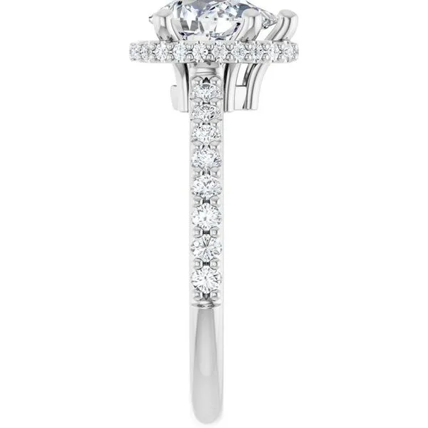Hidden Halo-Style Engagement Ring Image 4 Futer Bros Jewelers York, PA