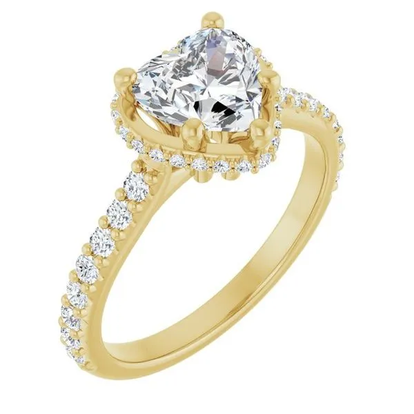 Hidden Halo-Style Engagement Ring Raleigh Diamond Fine Jewelry Raleigh, NC