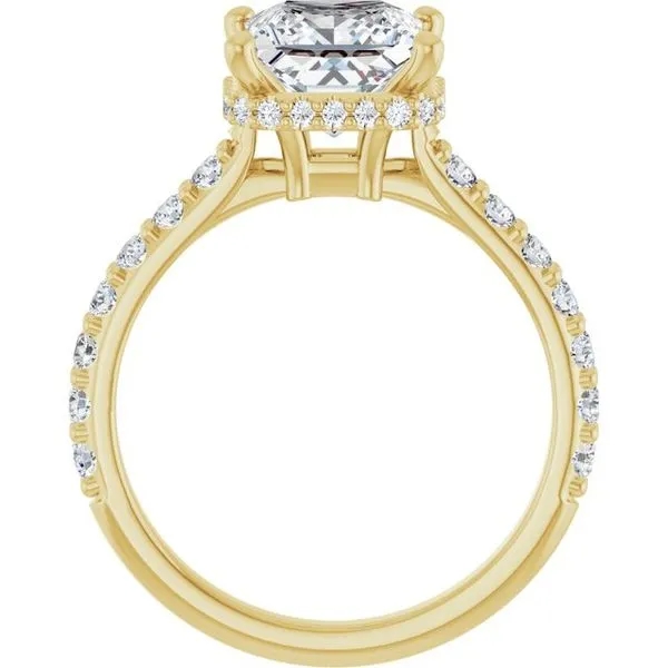 Hidden Halo-Style Engagement Ring Image 2 JF Jones Jewelers Rochester, NY