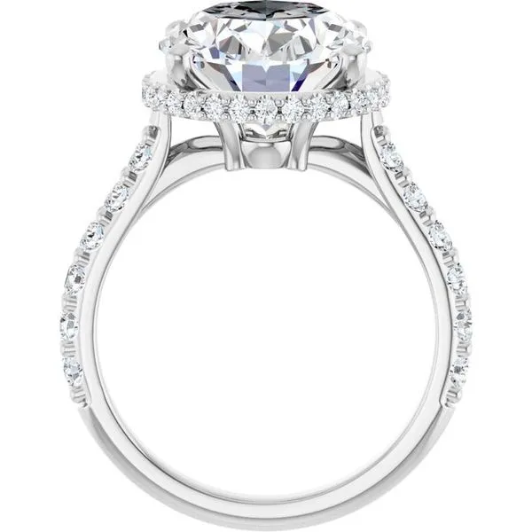 Hidden Halo-Style Engagement Ring Image 2 Paul James Jewelers Angels Camp, CA