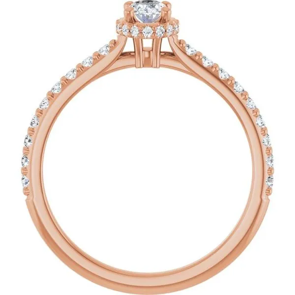 Hidden Halo-Style Engagement Ring Image 2 Clater Jewelers Louisville, KY